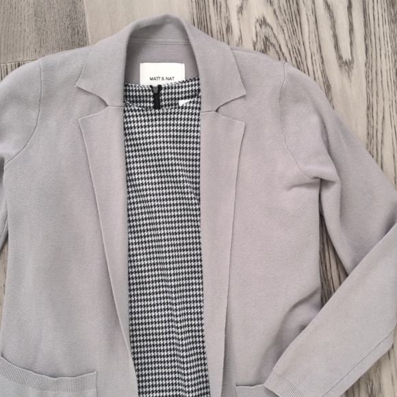 Matt & Nat, Matt and Nat, long Cardigan, cotton, Grey, size XS - Picture 2 of 5